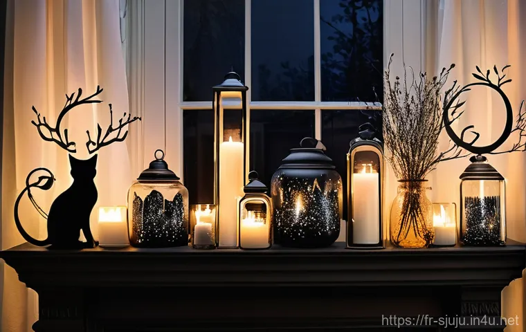 시크릿쥬쥬 핼러윈 스페셜 - **Enchanted Halloween Living Room:**
    A magical and cozy Halloween living room at twilight. The a...