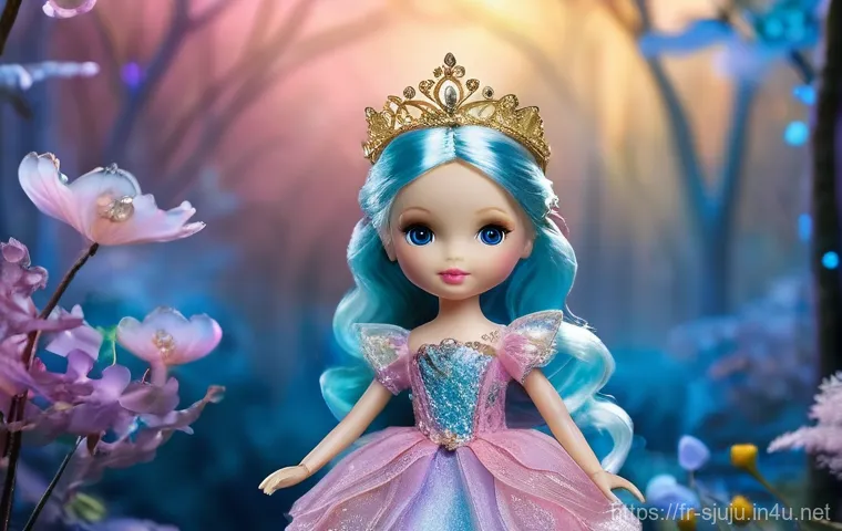 시크릿쥬쥬 장난감 리뷰 - **Prompt: Enchanted Forest Princess**
    "A stunning, highly detailed Secret Jouju doll, posed grac...